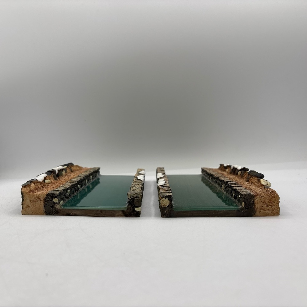 Department 56 2000 Vintage Dickens Village Series Abington Canal Set Of 2 58535